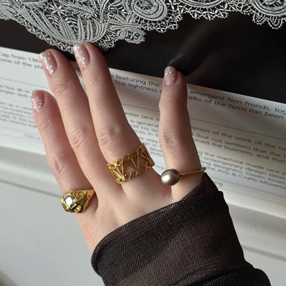 [ gold ] garden heart [ free size ]