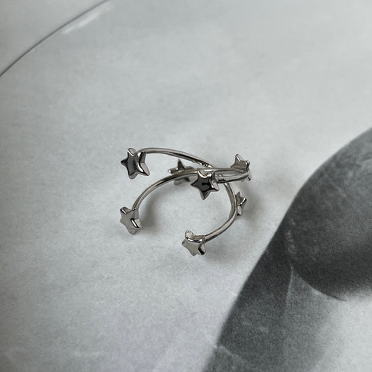 [ silver ] orbit ring [ free size ]