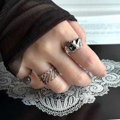 [ silver ] garden decor [ free size ]