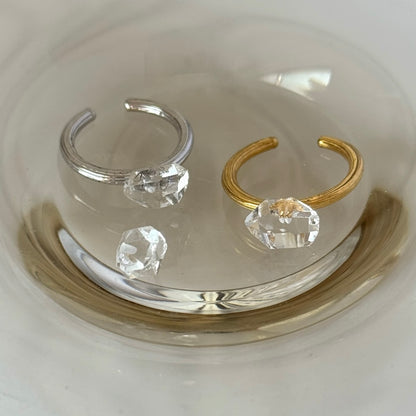 [ herkimer diamond ] churros silver