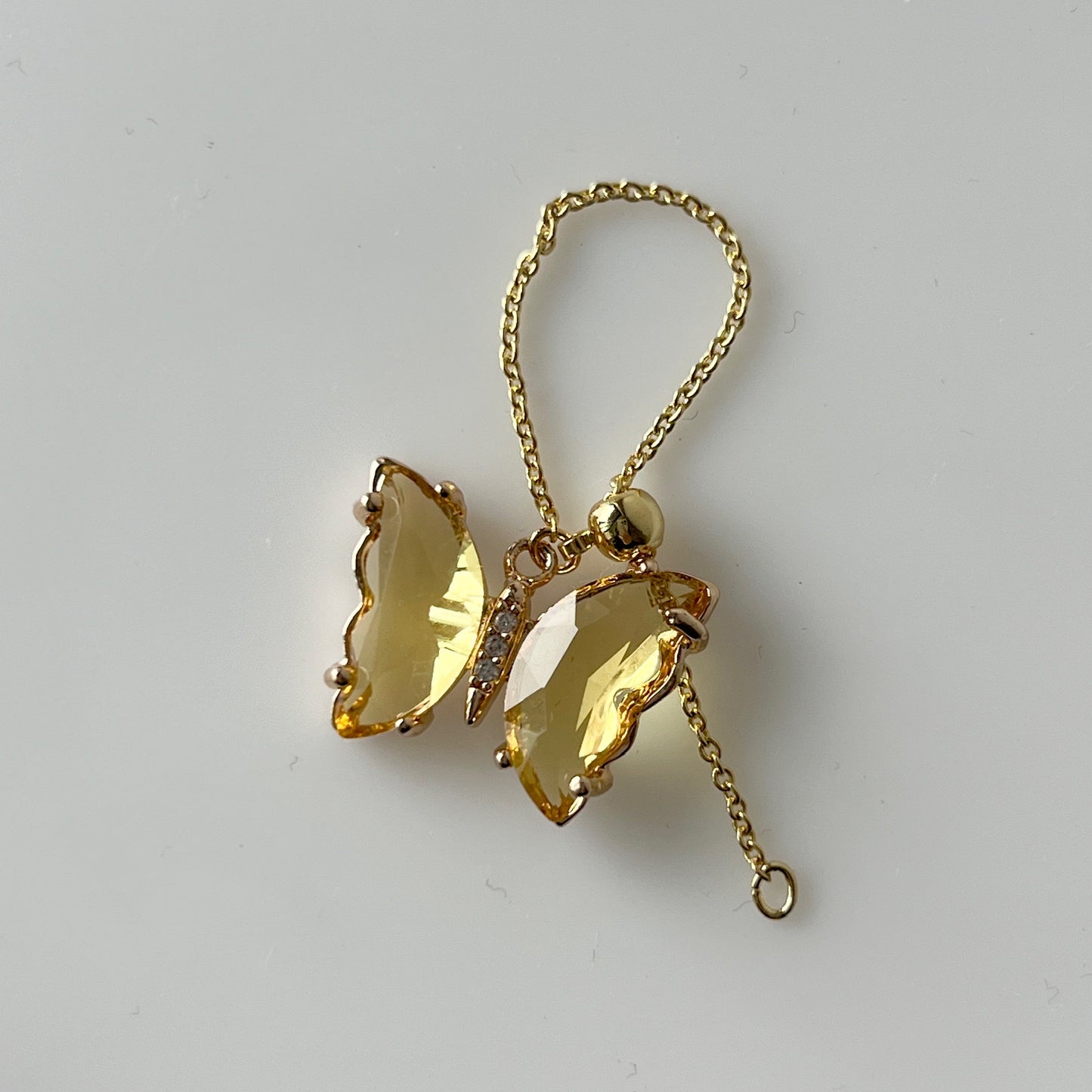 butterfly charm ring