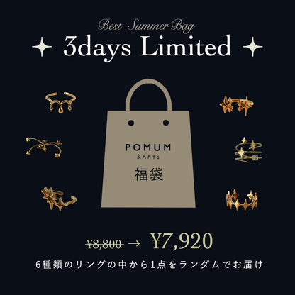 【 3日間限定 】 BEST SUMMER BAG ( ゴールド )