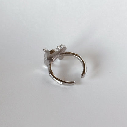 [ silver ] cat pinky [ free size ]