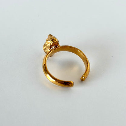 [ white topaz ] marquis stone gold