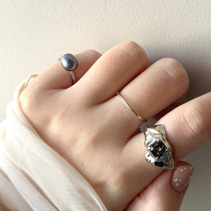 [ blue gray ] churros silver