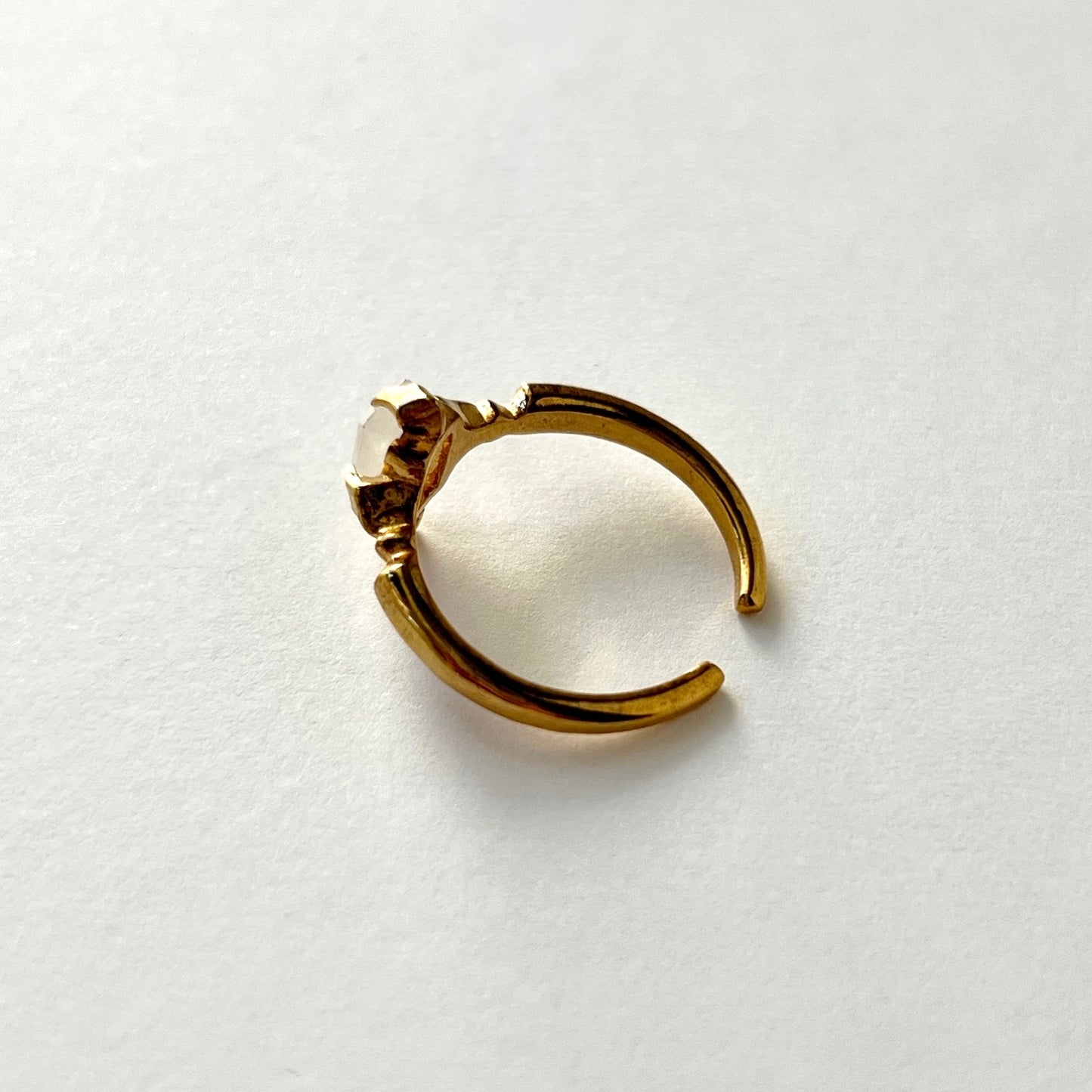 [ rainbow moon stone ] polaris gold
