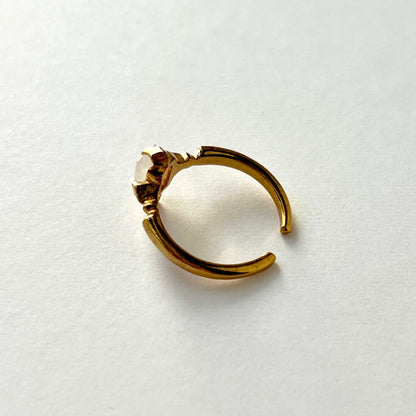 [ rainbow moon stone ] polaris gold