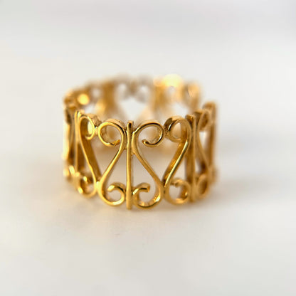 [ gold ] garden heart [ free size ]