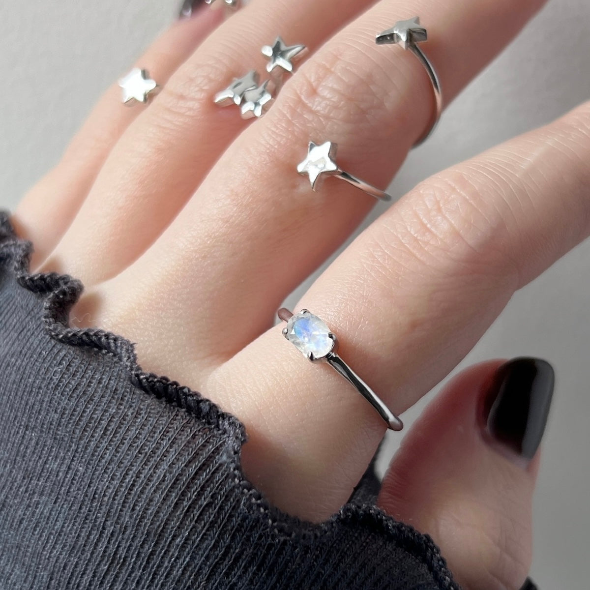 【 recommended set 】oval & drop silver