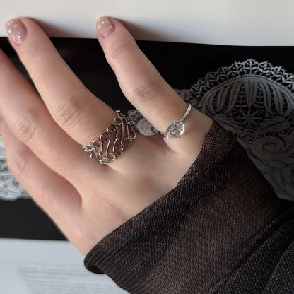 [ silver ] garden decor [ free size ]