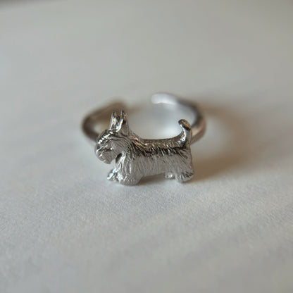 [ silver ] terrier pinky [ free size ]