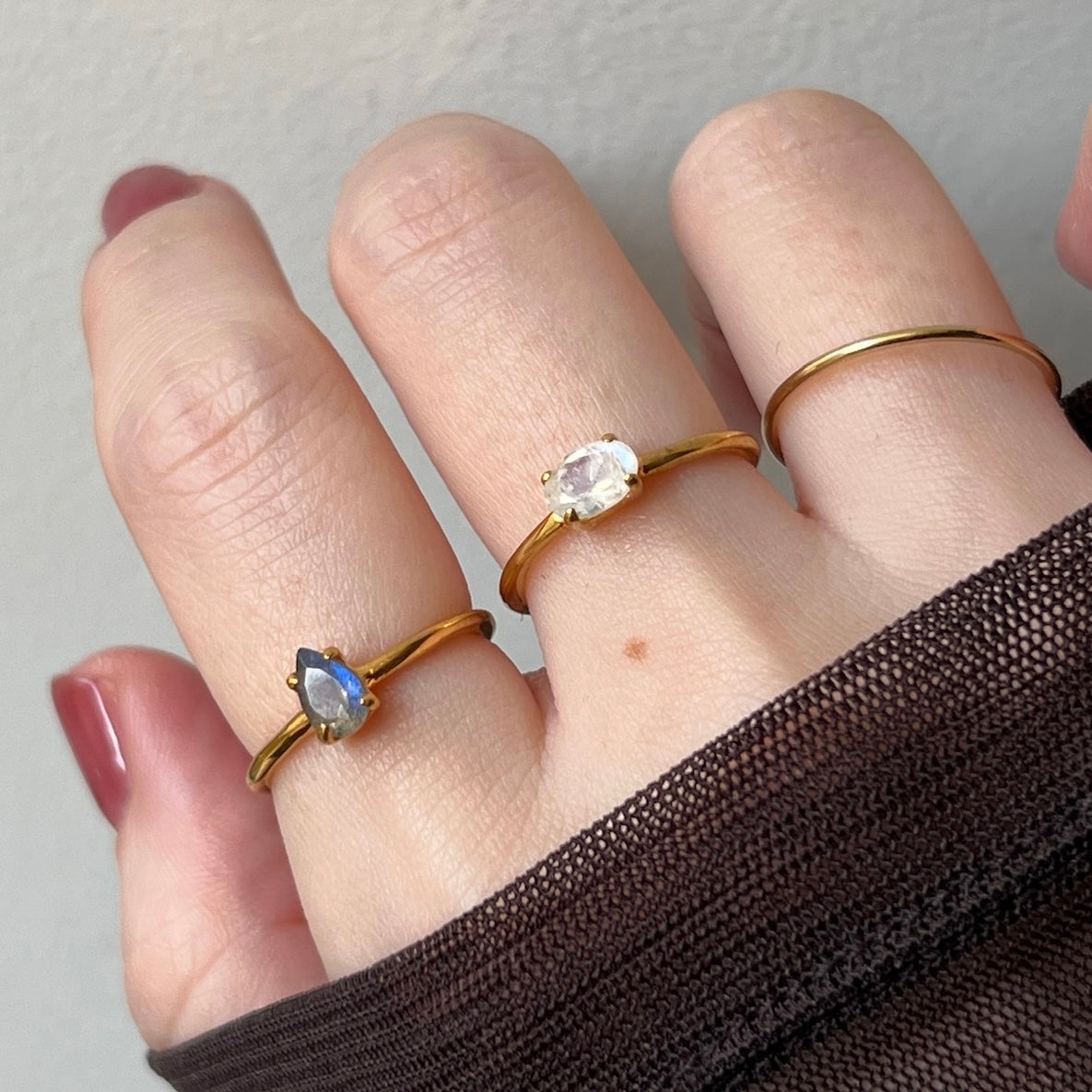 【 recommended set 】oval & drop gold