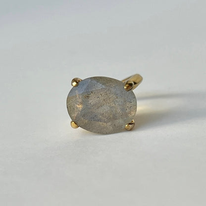 [ labradorite ] GEM ear cuff gold