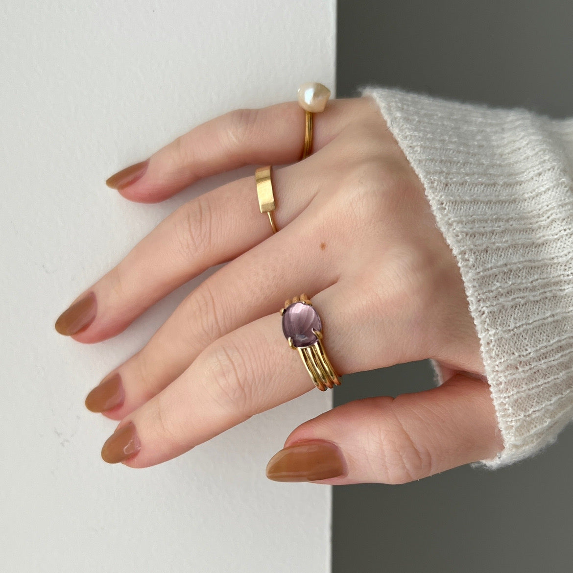 [ peony ] trois gold