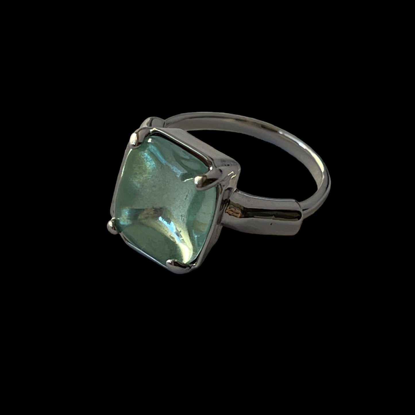 [ vintage aqua green ] éclat silver