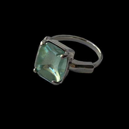 [ vintage aqua green ] éclat silver