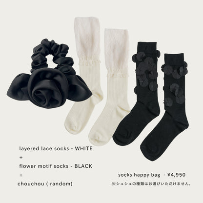 【B】socks happy bag