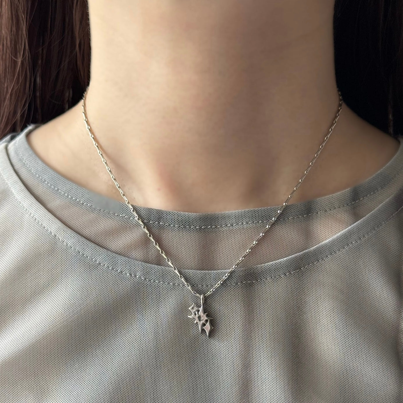 [ silver ] ptolemaeus necklace [ free size ]
