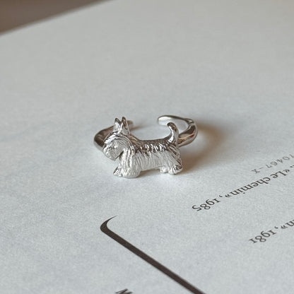 [ silver ] terrier pinky [ free size ]
