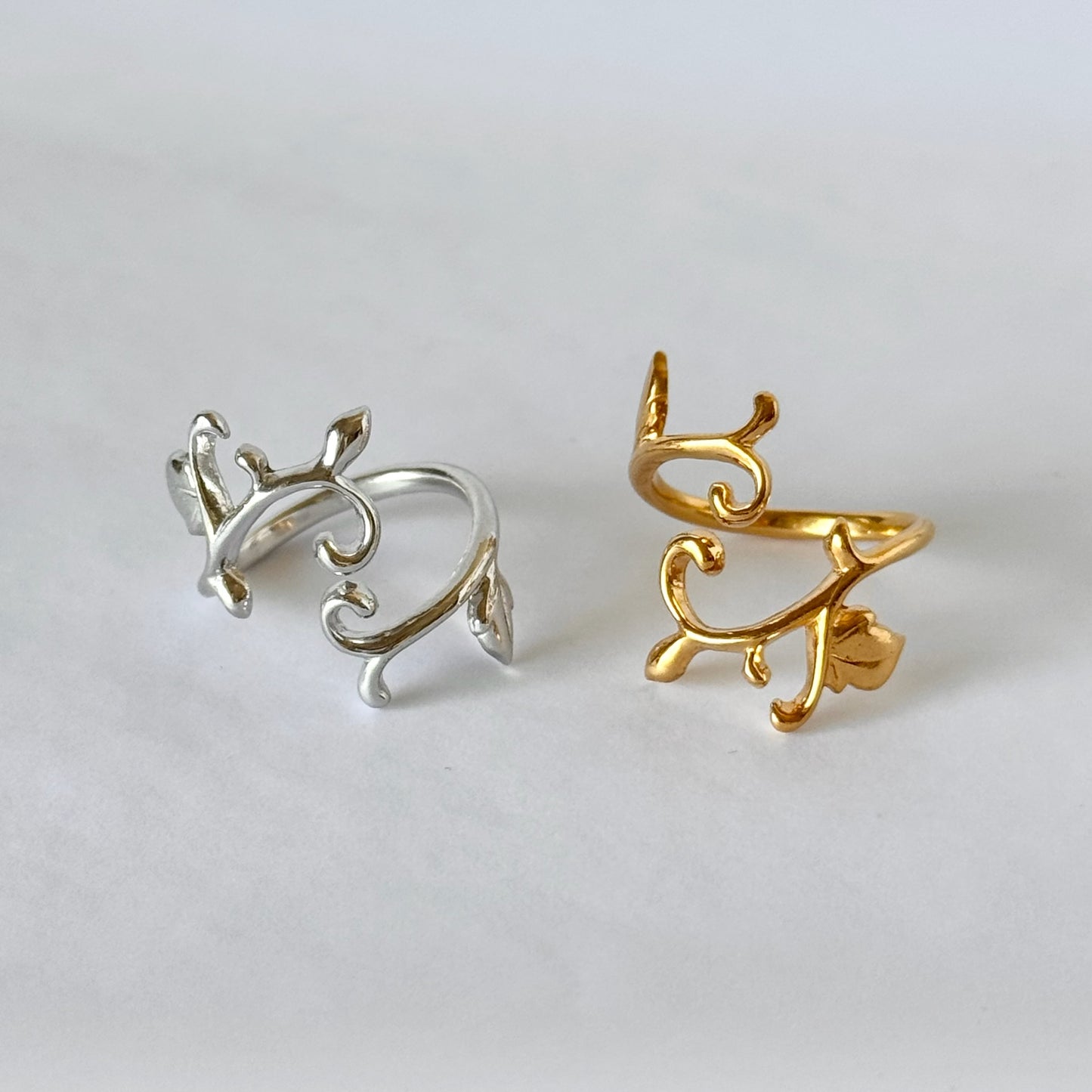 [ gold ] ivy ring [ free size ]