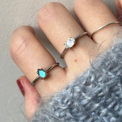 【 recommended set 】oval & drop silver