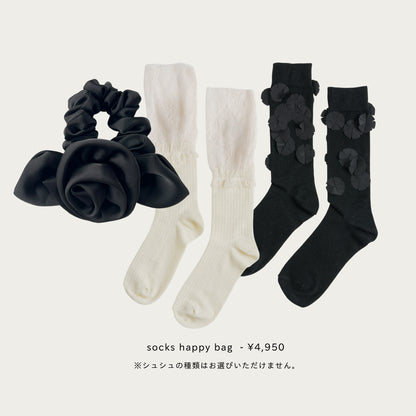 【B】socks happy bag