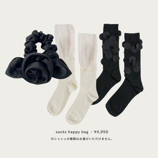【B】socks happy bag
