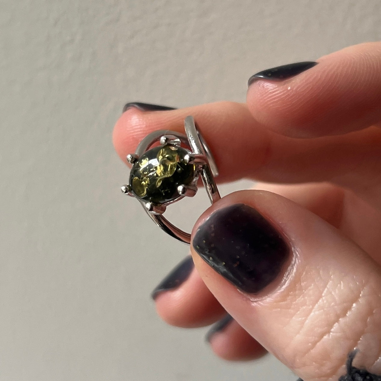 [ black amber ] double silver