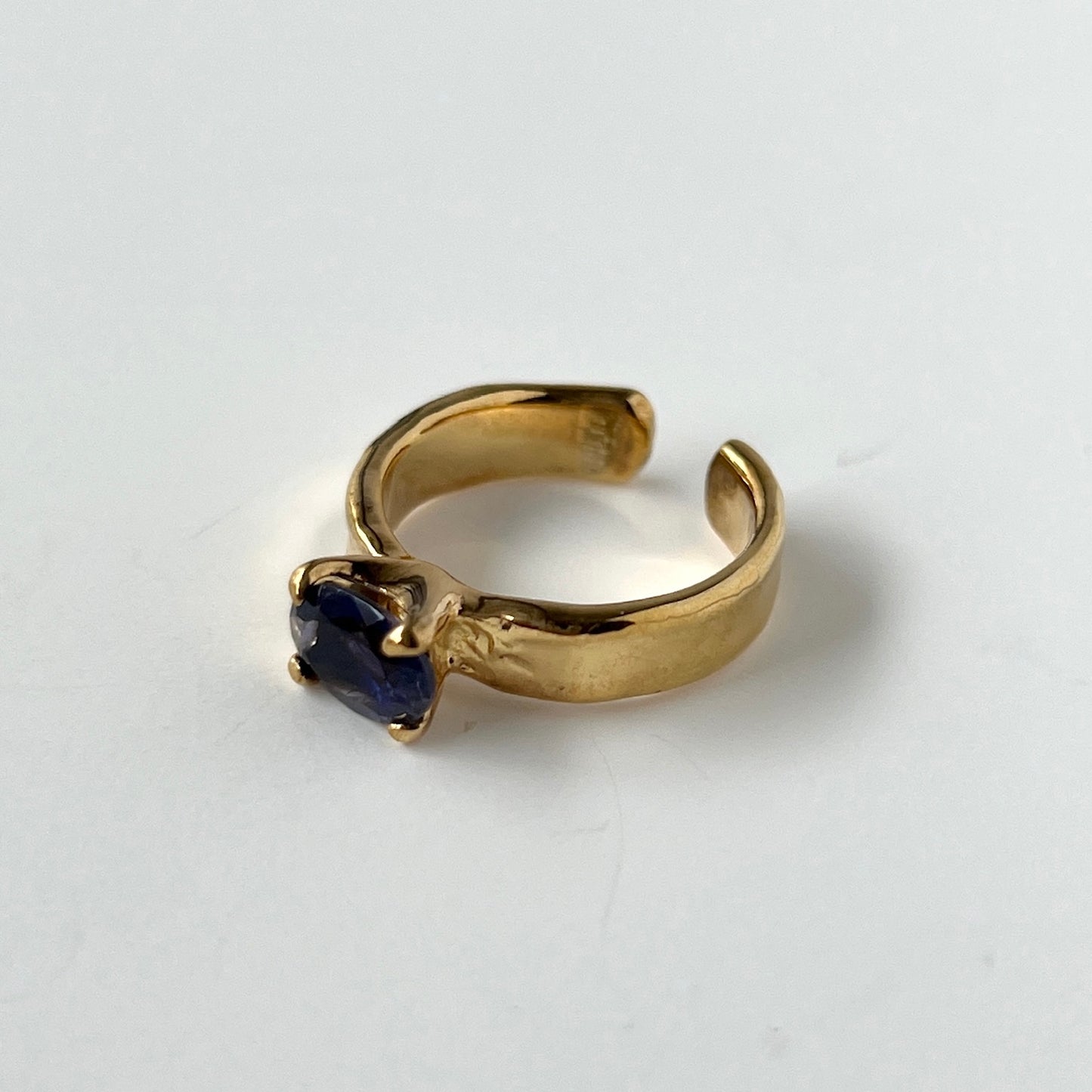 [ iolite ] um gold ring [ free size ]