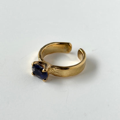 [ iolite ] um gold ring [ free size ]