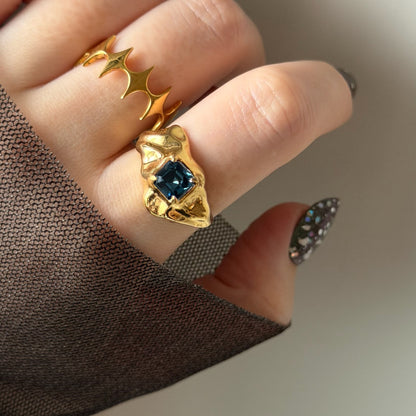 [ montana ]  melt ring  gold