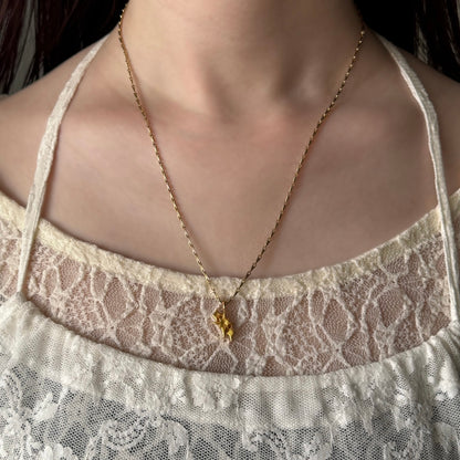 [ gold ] ptolemaeus necklace [ free size ]