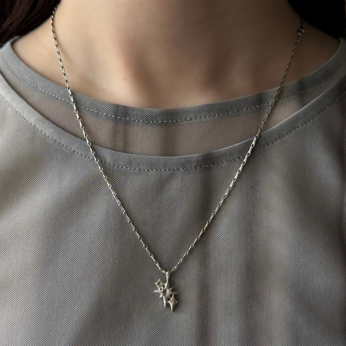 [ silver ] ptolemaeus necklace [ free size ]
