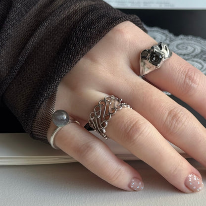 [ labradorite ] churros silver