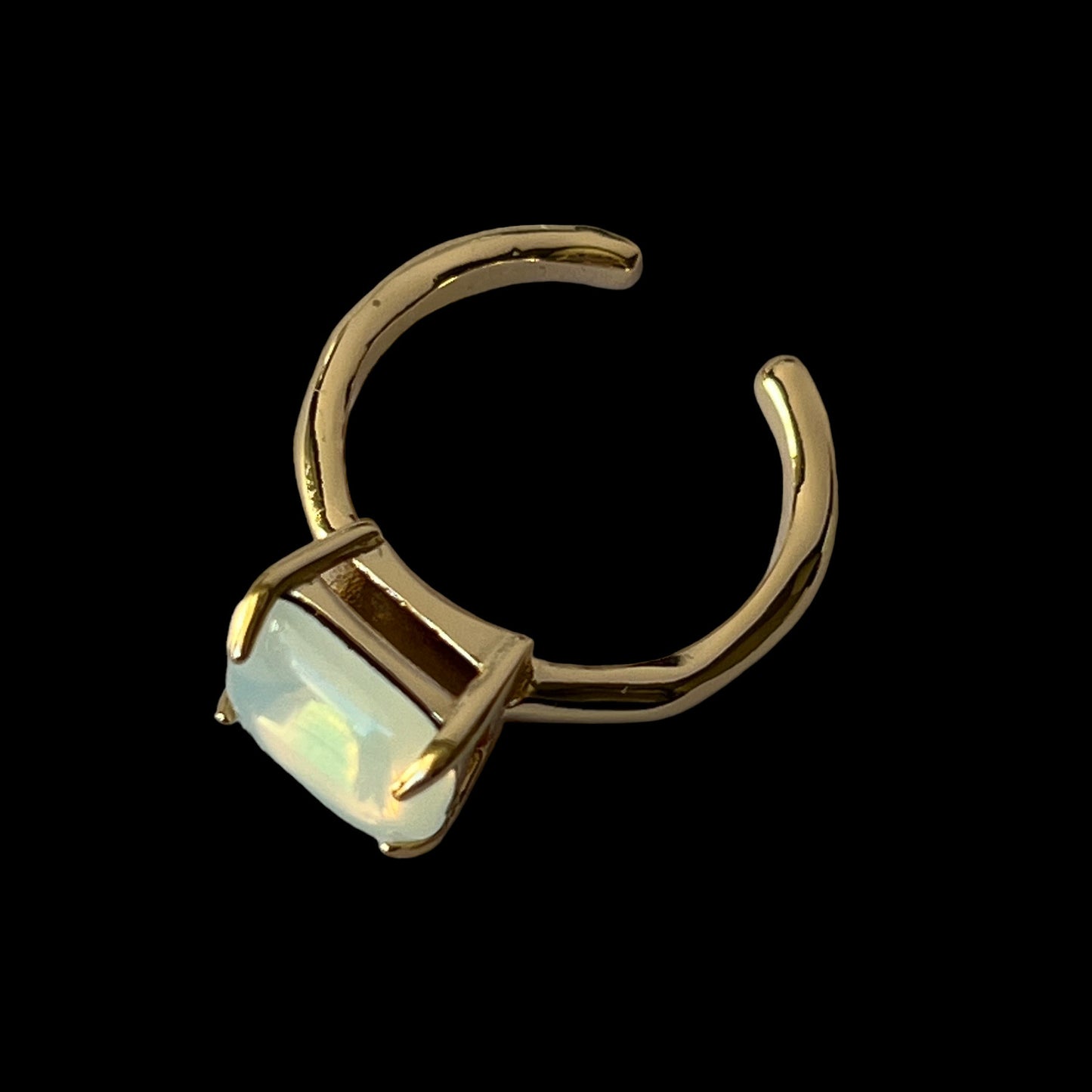 [ opal ] gem OCTAGON gold