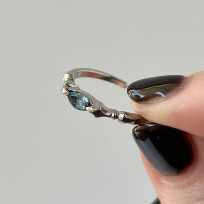 [ london blue topaz ] polar star silver