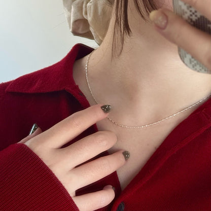 [ SV925 ] twisted chain necklace