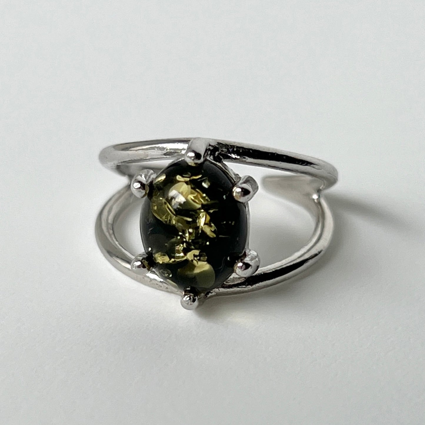 [ black amber ] double silver
