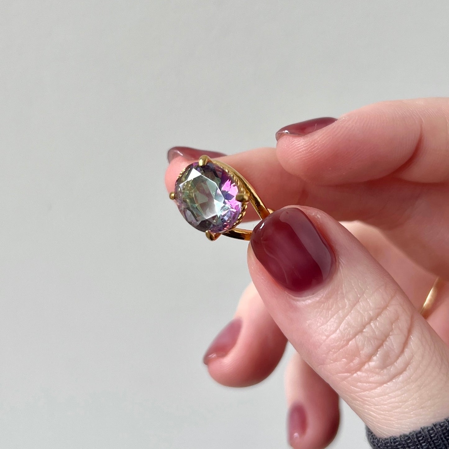 [ mystic quartz ] reine pinky gold