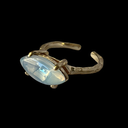 03. [ opal ] gem MARQUISE gold