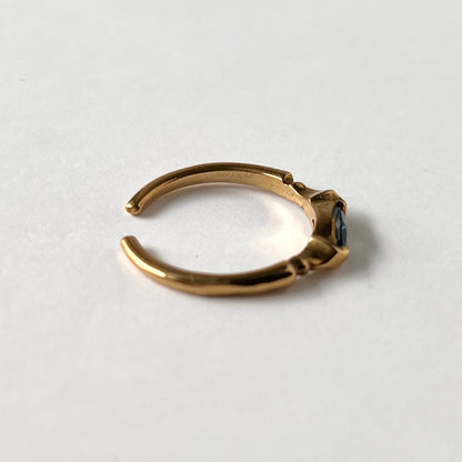 [ london blue topaz ] polar star gold