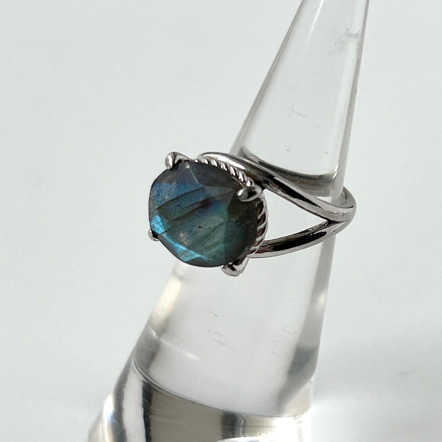 [ labradorite ] reine pinky silver