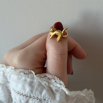 [ gold ] cat pinky [ free size ]