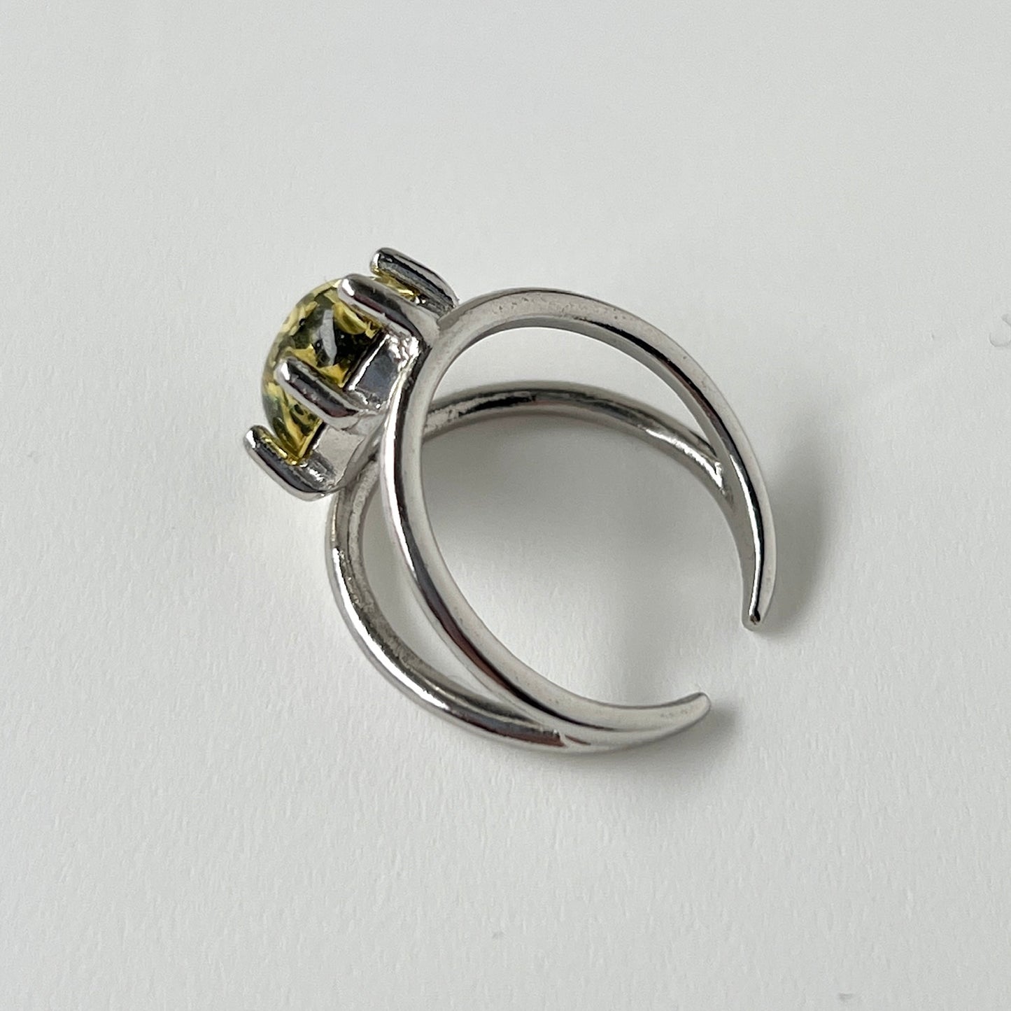 [ black amber ] double silver