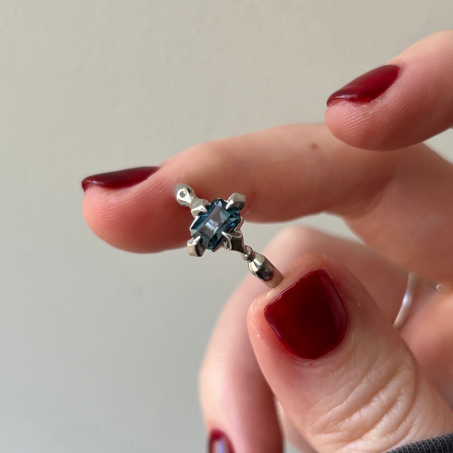 [ london blue topaz ] polaris silver