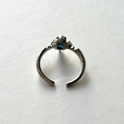 [ london blue topaz ] polaris silver