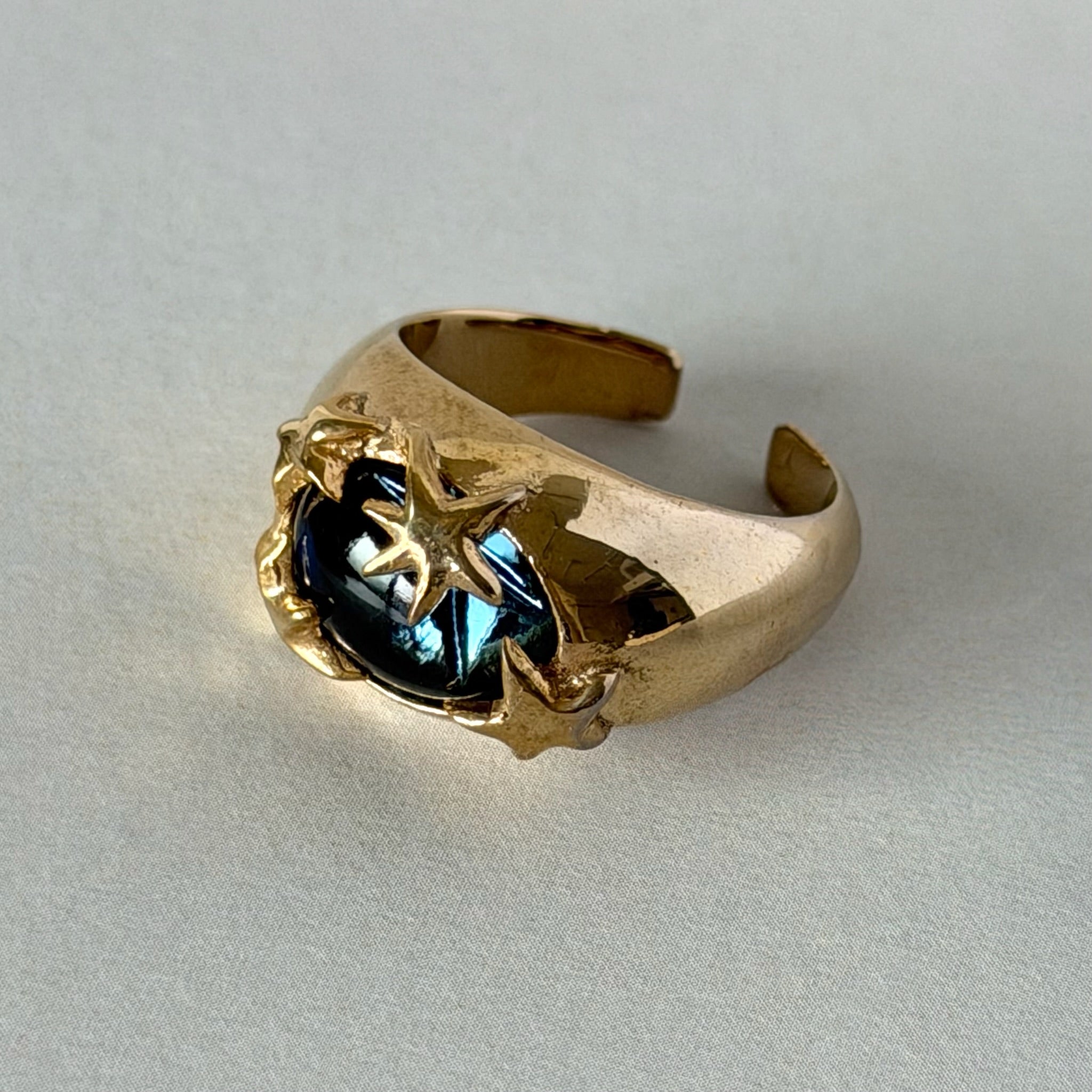 star dark blue ] twinkle ring gold – POMUM&ARTS