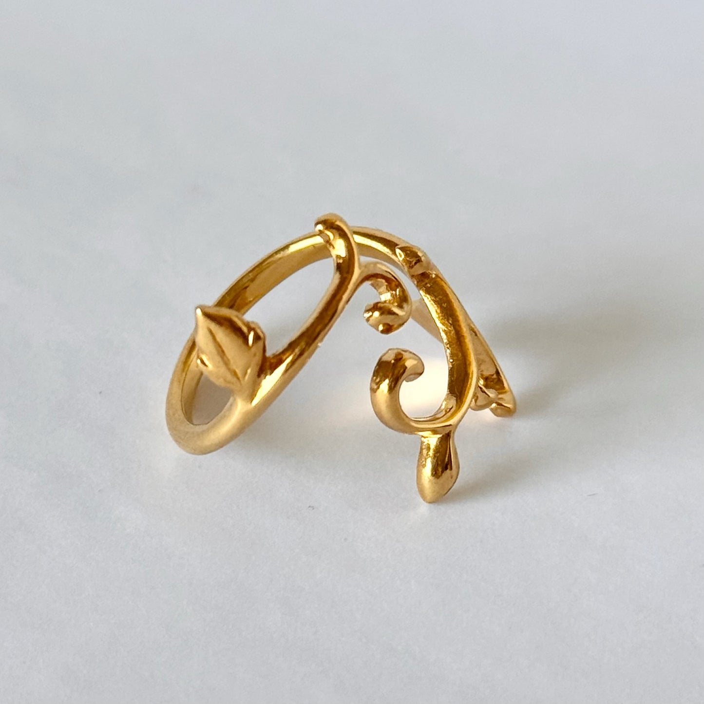 [ gold ] ivy ring [ free size ]