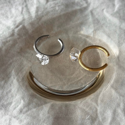 [ herkimer diamond ] churros silver