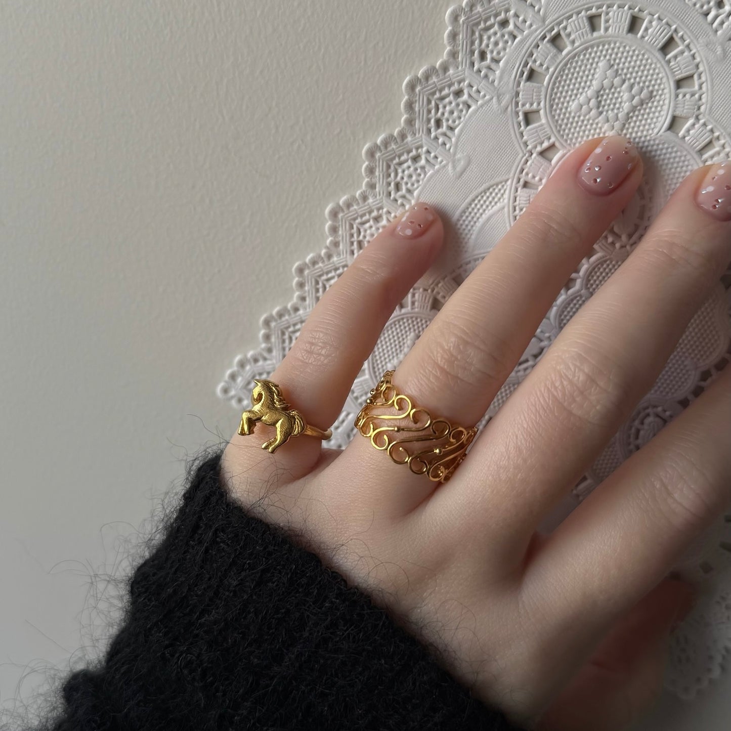 [ gold ] garden decor [ free size ]